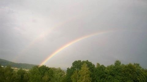 fot.Agnieszka;"Tęcza- Łazy Brzyńskie"
